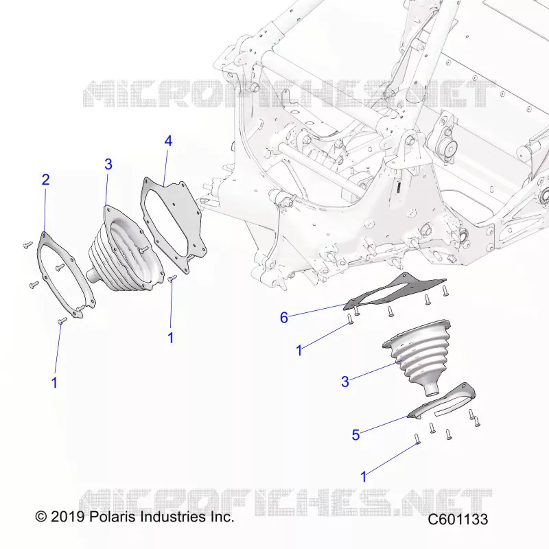 CHASIS, TIE ROD BOOT ASM.