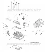 ENGINE, CULATA, CAM AND VALVES