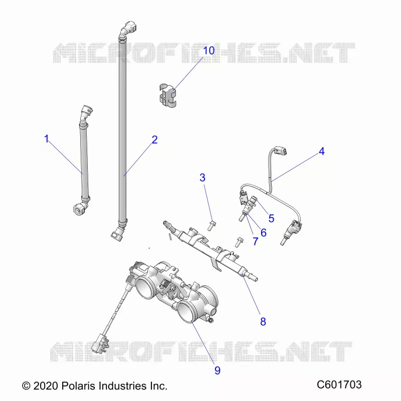 SISTEMA DE COMBUSTIBLE, RAIL, LINES AND THROTTLE BODY