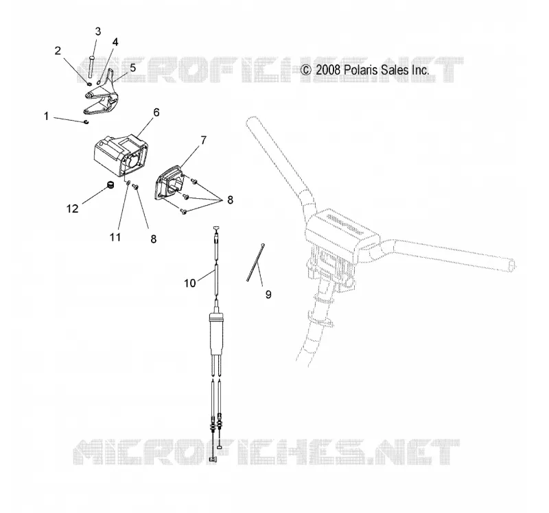 MOTOR, ACELERADOR CONTROL ASM.