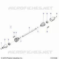 TREN, DRIVE SHAFT, FRONT