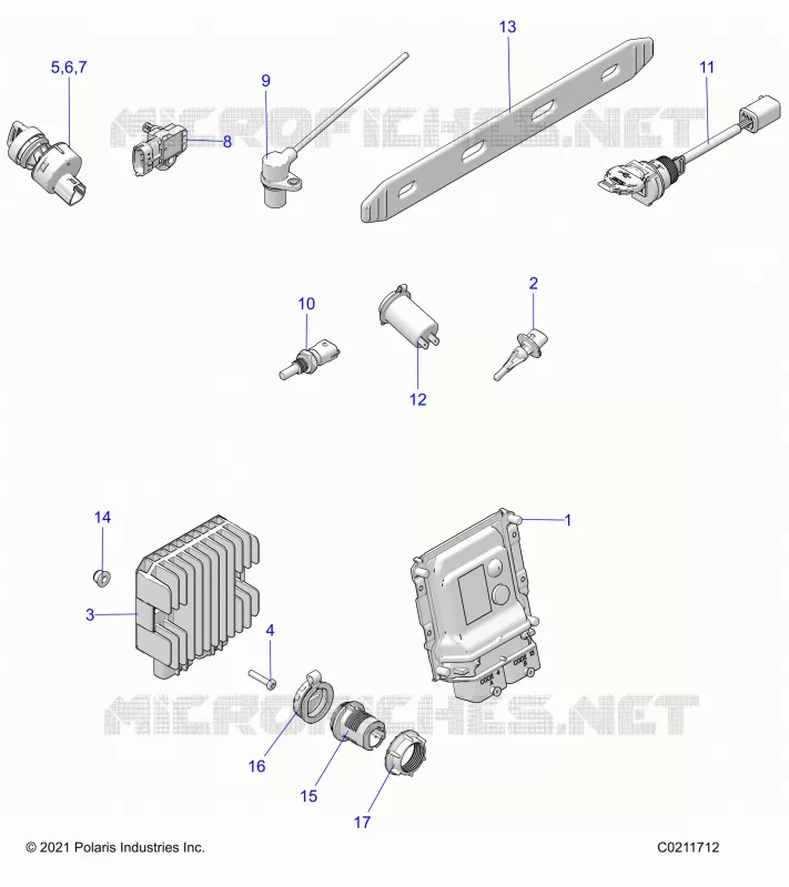 ELECTRICA, SWITCHES, SENSORS, ECU AND CONTROL MODULES