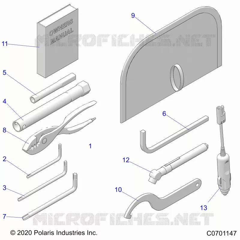 REFERENCE, EL MANUAL DEL PROPIETARIO AND TOOL KIT
