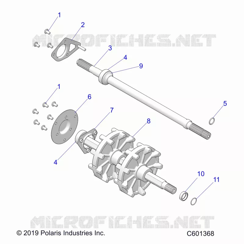 TREN, JACKSHAFT AND DRIVESHAFT