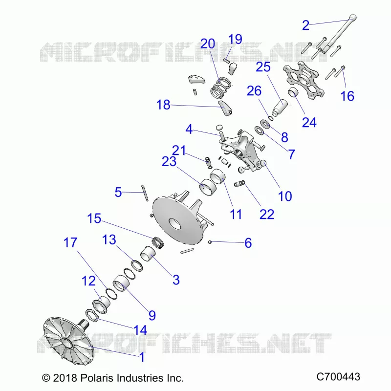 TREN, PRIMARY CLUTCH