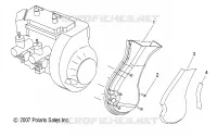 MOTOR, VENTILADOR CAJA and FAN DUCT