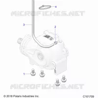 TREN, GEARCASE MOUNTING, FRONT