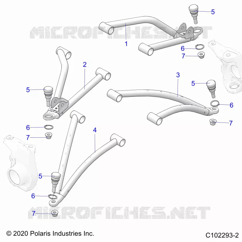 SUSPENSION, A-ARMS