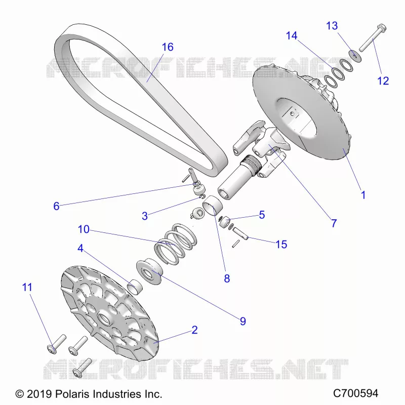 TREN, SECONDARY CLUTCH