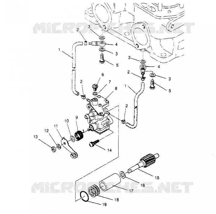Bomba de aceite 440 0952760, 440 SKS 0952560,  and EUROPEAN 440 SKS E9525 (4929032903C013)