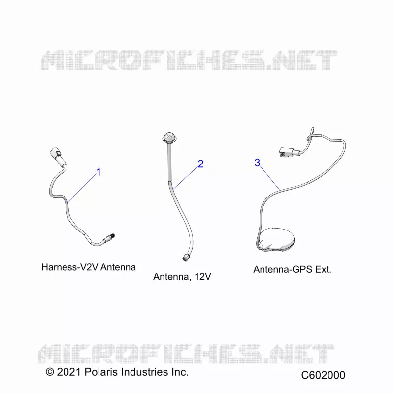 ELECTRICA, GPS HARNESS AND ANTENNA