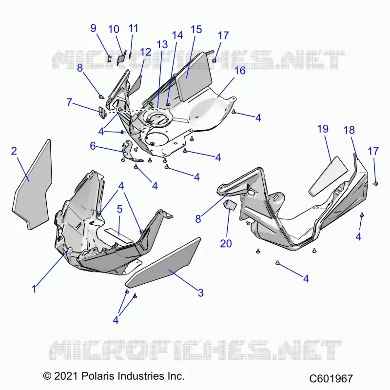 NOSEPAN ASM./FENDERS