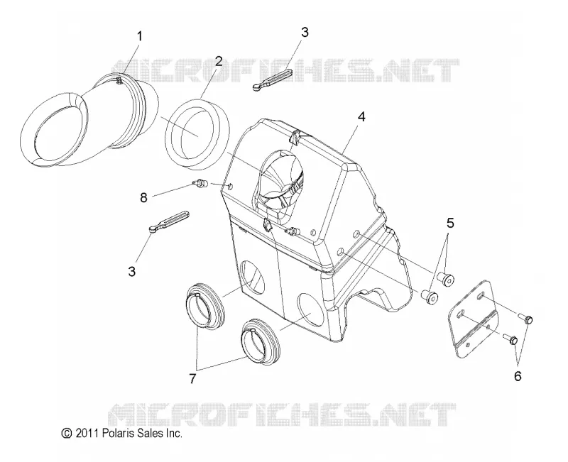 MOTOR, TOMA DE AIRE SYSTEM