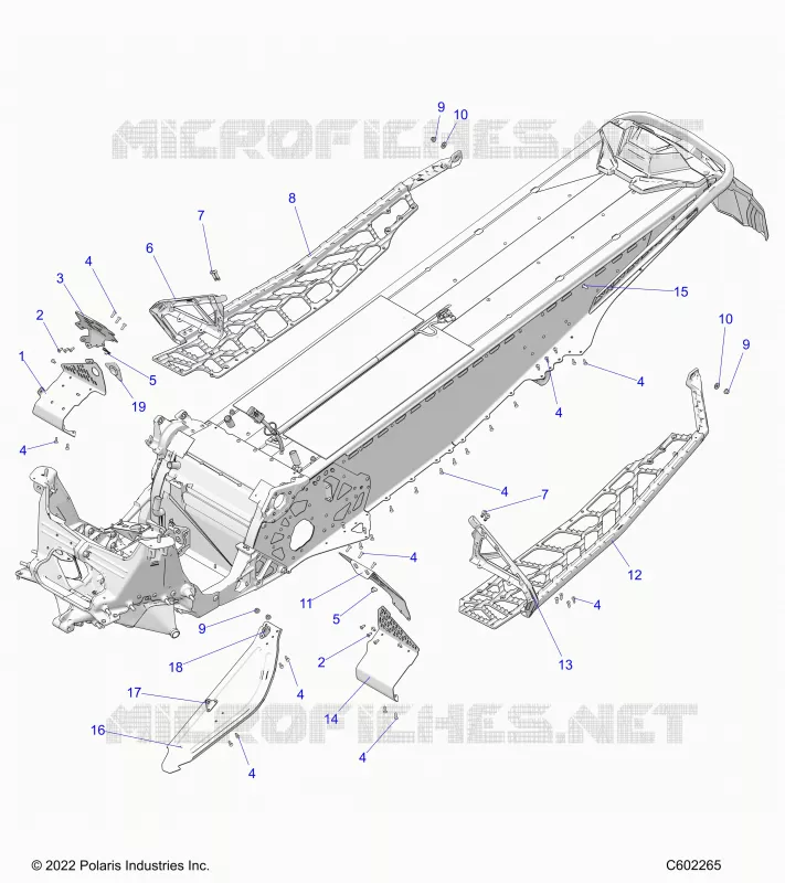 CHASSIS, PROTECCIÃ³N DEL EMBRAGUE, FOOTRESTS, AND RUNNINGBOARDS