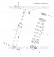 SUSPENSION, CHOQUE, REAR