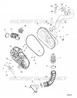 DRIVE TRAIN, TAPA DEL EMBRAGUE AND DUCTING