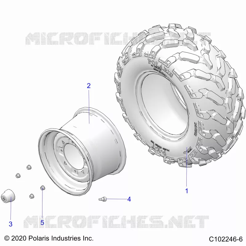 RUEDAS, REAR TIRE