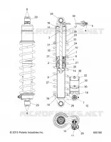 SUSPENSION, CHOQUE, REAR TRACK (1543574)
