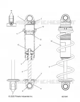 SUSPENSION, CHOQUE FRONTAL TRACK, MONOTUBE 7045530