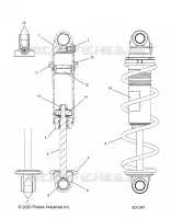 SUSPENSION, CHOQUE FRONTAL TRACK MONOTUBE