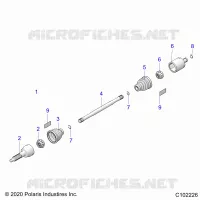 TREN, DRIVE SHAFT, MIDDLE