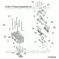 ENGINE, CULATA AND VALVES
