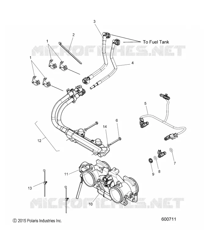 SISTEMA DE COMBUSTIBLE, RAIL, LINES AND THROTTLE BODY