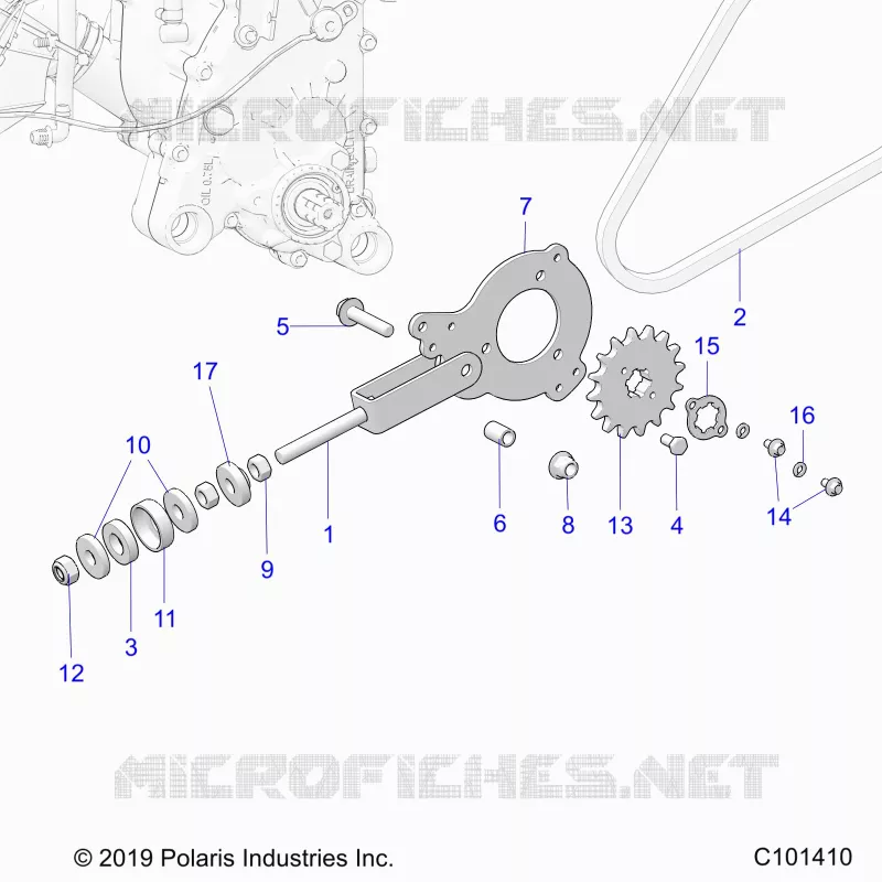 DRIVE TRAIN, TENSOR DE LA CADENA AND SPROCKET