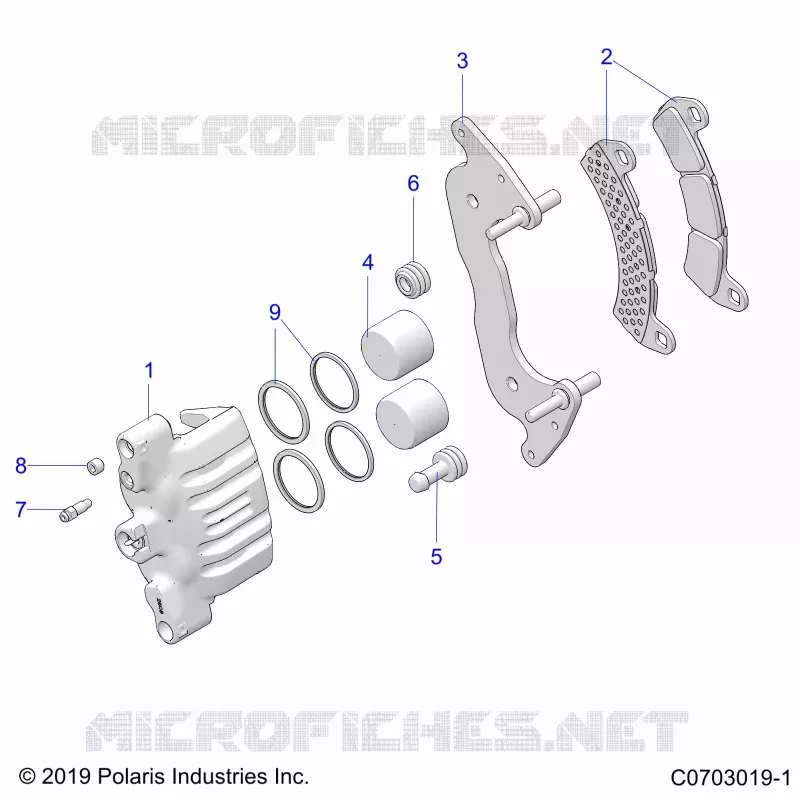 BRAKES, PINZA FRENO DELANTERA