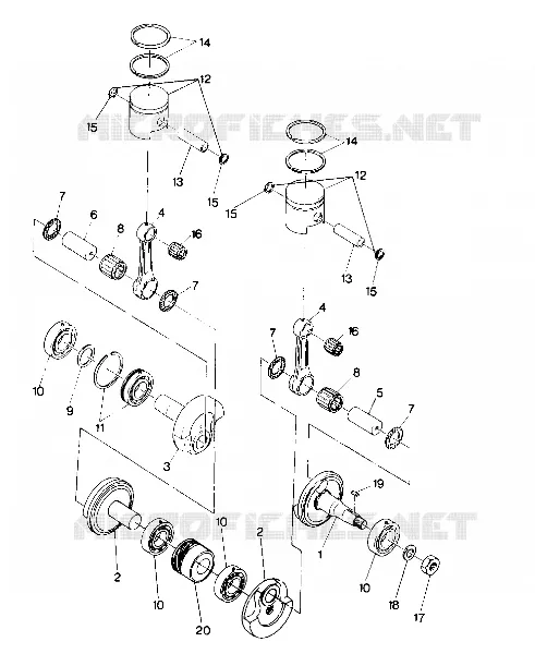 PISTÓN AND CIGUEÑAL SUPERTRAK (4915871587023A)
