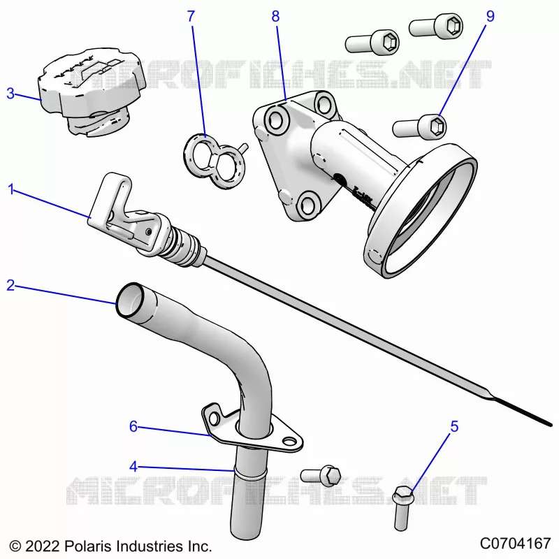 ENGINE, VARILLA DE ACEITE