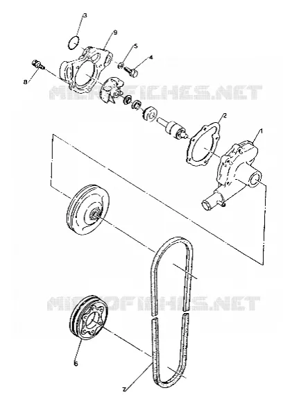 BOMBA DE AGUA 500 and 500 Classic (4921252125050A)