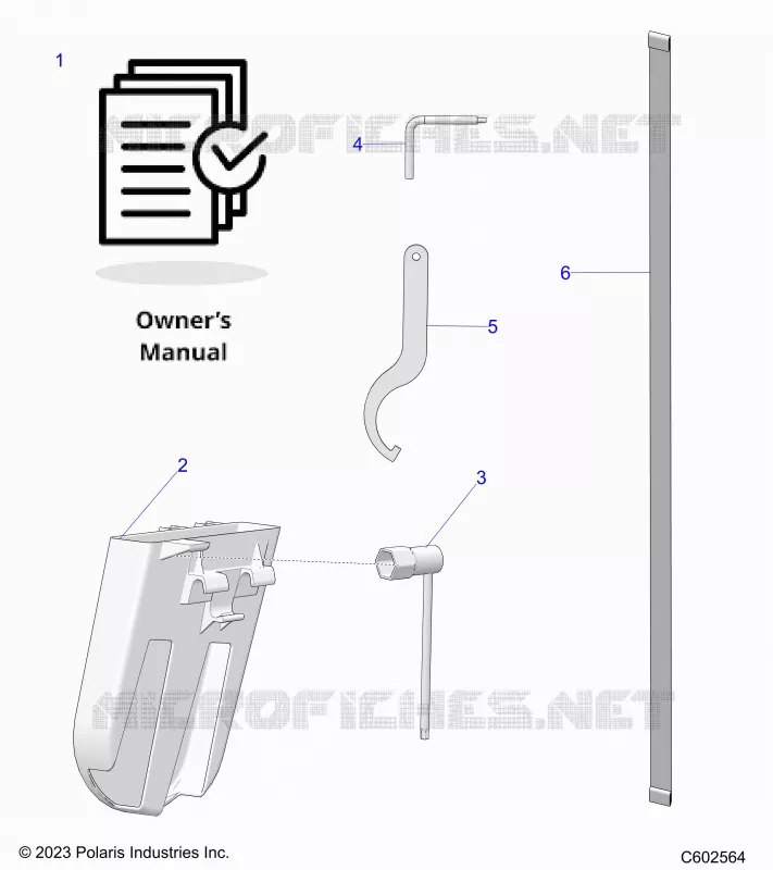 REFERENCES, EL MANUAL DEL PROPIETARIO, BELT HOLDER, TOOLS