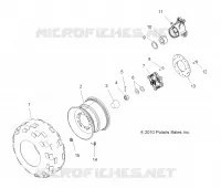 RUEDAS, REAR TIRE AND BRAKE DISC