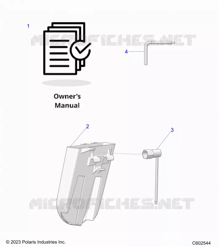 REFERENCES, TOOLS, BELT HOLDER, AND EL MANUAL DEL PROPIETARIO