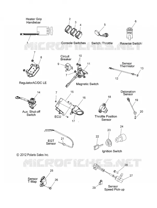 INTERRUPTORES, SENSORES and COMPONENTS