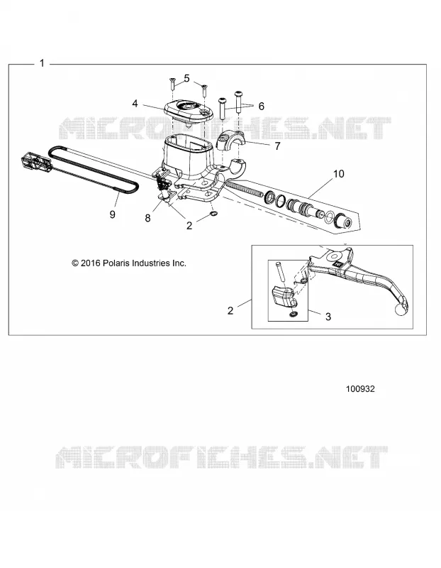 BRAKES, FRONT BRAKE LEVER AND CILINDRO MAESTRO