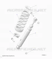 SUSPENSION, CHOQUE FRONTAL MOUNTING