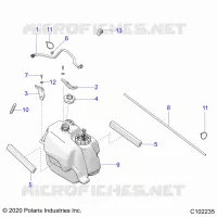 SISTEMA DE COMBUSTIBLE, FUEL TANK ASM.