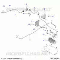 SISTEMA DE COMBUSTIBLE, FUEL TANK EVAP, CANISTER AND LINES