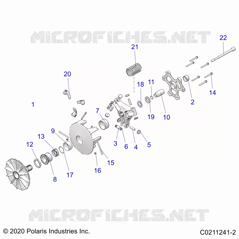 TREN, PRIMARY CLUTCH