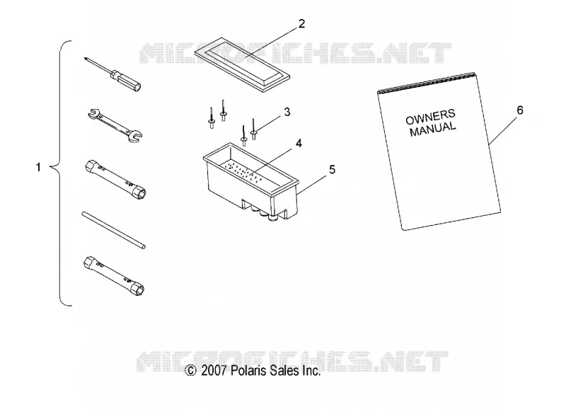 KIT DE HERRAMIENTA and EL MANUAL DEL PROPIETARIO