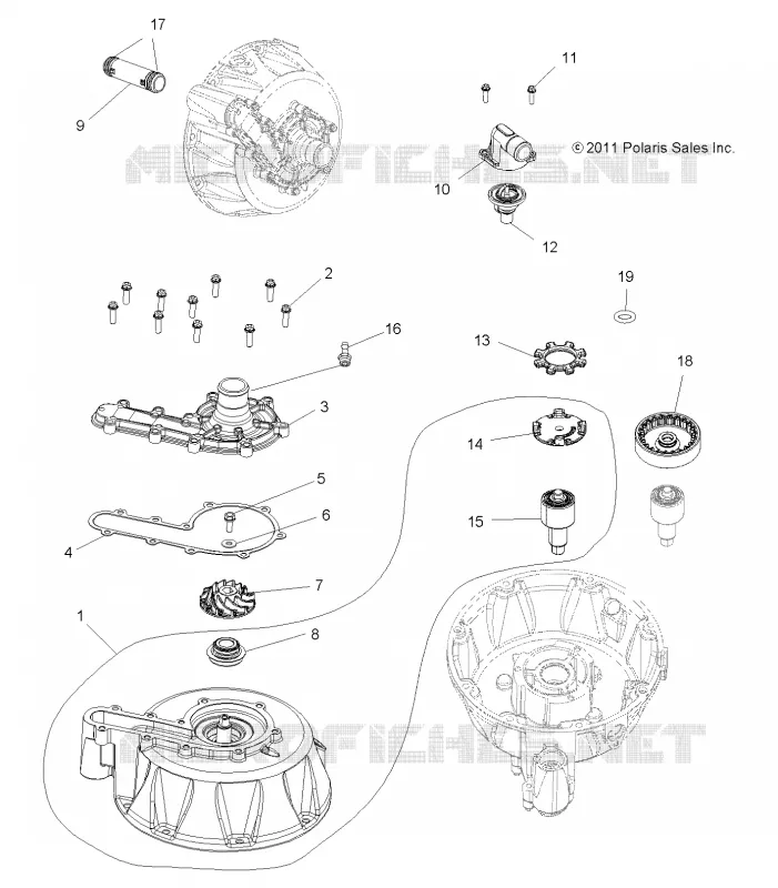 ENFRIAMIENTO SYSTEM and BOMBA DE AGUA