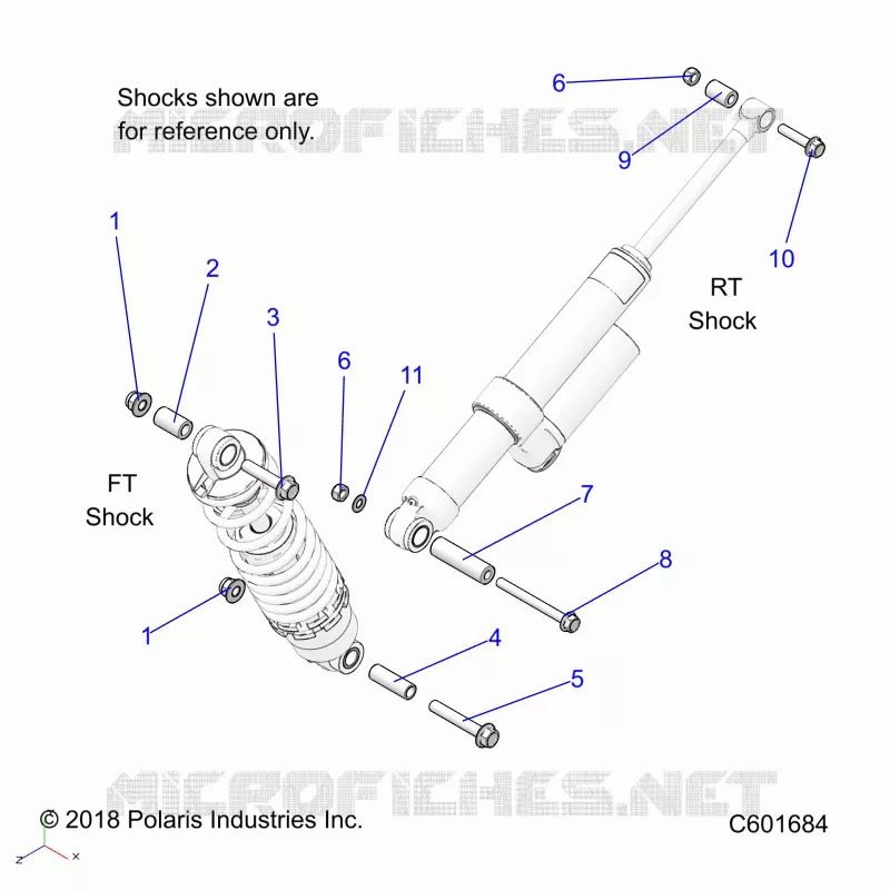 SUSPENSION, MONTAJE DE DESCARGA, REAR SUSP.